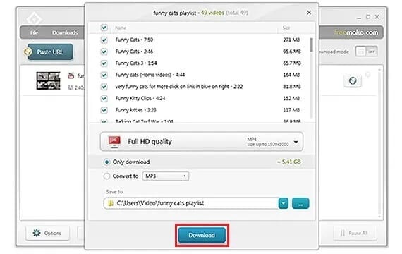 Select-the-quality-and-click-on-Download كيفية تحميل الفيديو باستخدام Blob URL
