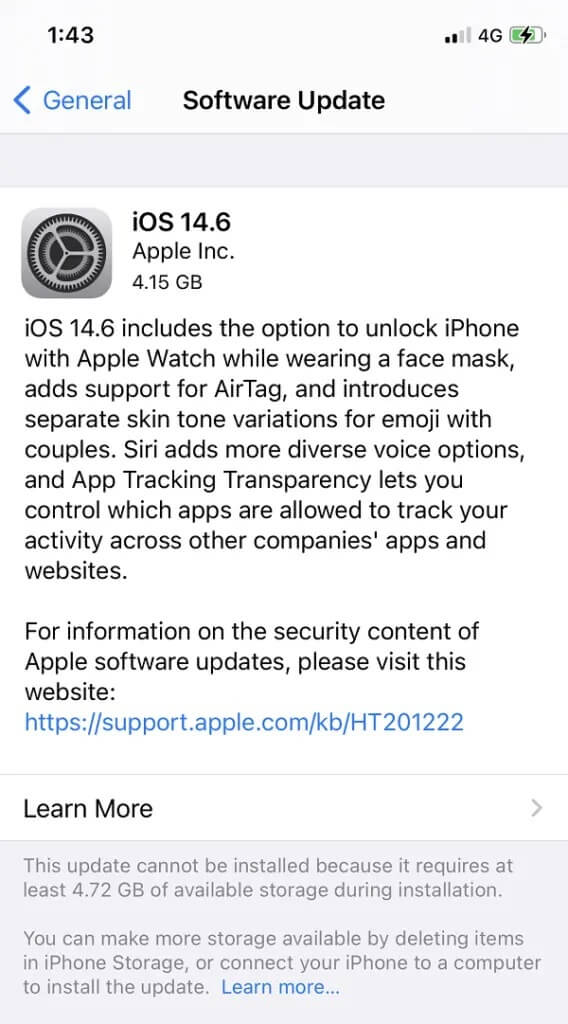 Software-Update-iOS-568x1024-1 إصلاح لا يمكن إرسال رسالة نصية إلى شخص واحد