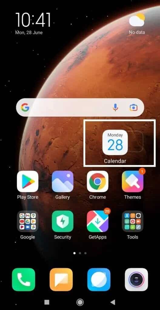 Tap-and-drag-the-application-to-home-screen-528x1024-1 إصلاح اختفاء أيقونات Android من الشاشة الرئيسية