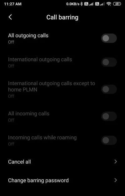 Turning-off-the-toggle-next-to-all-incoming-calls-and-all-outgoing-calls إصلاح مكالمة هاتف الواردة على Android تذهب مباشرة إلى البريد الصوتي