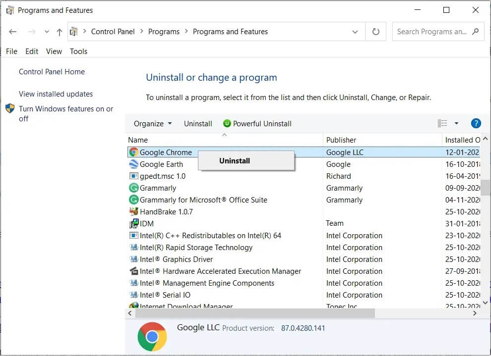 إصلاح NET :: ERR_CONNECTION_REFUSED في Chrome - %categories