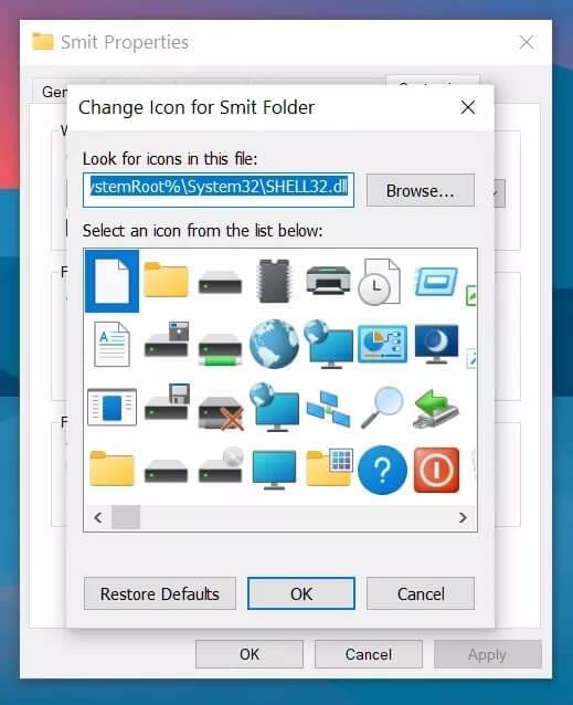 change-folder-icon_4d470f76dc99e18ad75087b1b8410ea9 أفضل 4 طرق لإظهار حجم المجلد في Windows 10