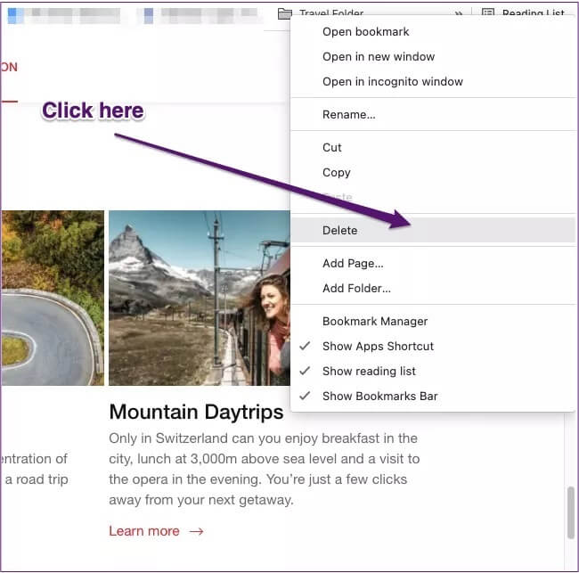 chrome-delete-folder-bookmarked_4d470f76dc99e18ad75087b1b8410ea9 كيفية تجميع علامات تبويب Google Chrome على Windows و Mac