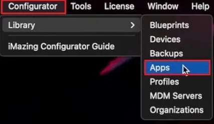 click-on-configurator-library-apps كيفية استخدام Clubhouse على جهاز الكمبيوتر