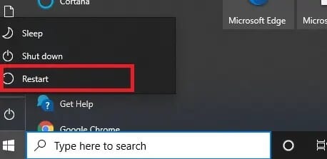 click-on-restart-and-wait-for-the-process-to-be-co إصلاح عدم عمل Windows 10 File Sharing