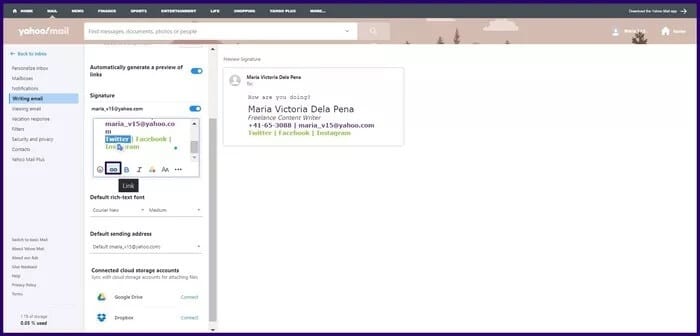 create-email-signature-on-yahoo-mail-step-10_2021-06-04-082854_935adec67b324b146ff212ec4c69054f كيفية إنشاء توقيعات للبريد إلكتروني في Yahoo Mail