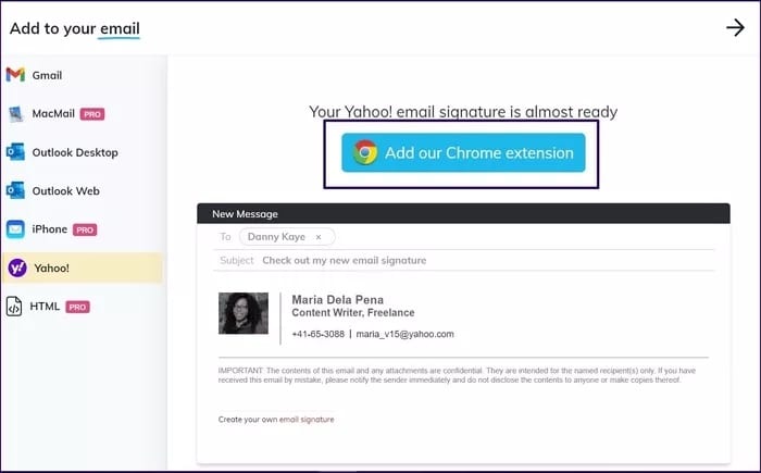 كيفية إنشاء توقيعات للبريد إلكتروني في Yahoo Mail - %categories