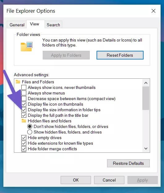 أفضل 4 طرق لإظهار حجم المجلد في Windows 10 - %categories
