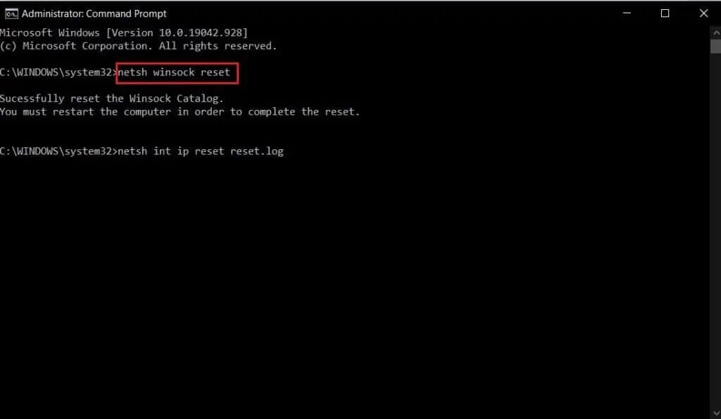 enter-the-following-commands-to-reset-network-config-1024x595-1 اصلاح Steam يواجه مشكلة في الاتصال بالخوادم