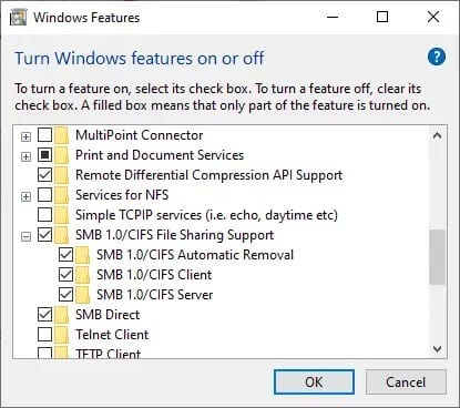 here-check-all-the-boxes-below-to-ensure-all-the إصلاح عدم عمل Windows 10 File Sharing