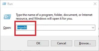 in-the-run-box-type-regedit-and-hit-enter كيفية إصلاح خطأ Windows Update 80072ee2