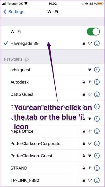 iphone-wifi-main-connection_935adec67b324b146ff212ec4c69054f كيفية إصلاح خطأ Wifi يحتفظ بقطع الاتصال على iPhone