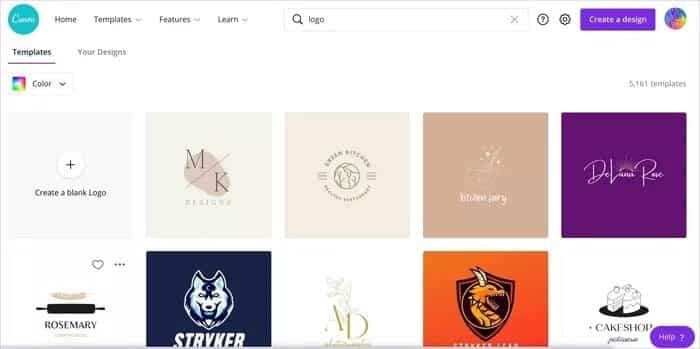 logo-templates-in-canva_935adec67b324b146ff212ec4c69054f كيفية إنشاء علامة مائية في Canva