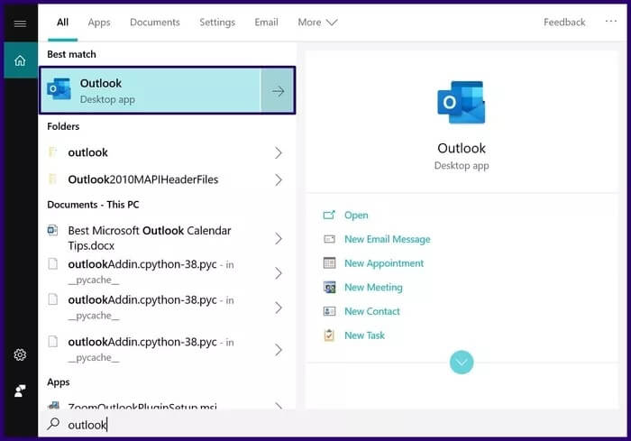 microsoft-outlook-calendar-tips-step-1_935adec67b324b146ff212ec4c69054f أفضل 6 نصائح وحيل لإدارة تقويم Microsoft Outlook بشكل أفضل