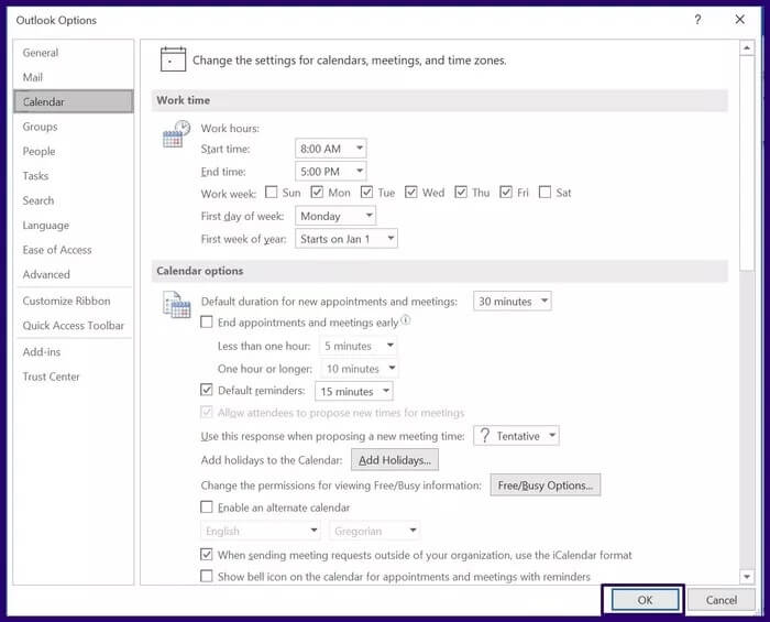 microsoft-outlook-calendar-tips-step-6_935adec67b324b146ff212ec4c69054f أفضل 6 نصائح وحيل لإدارة تقويم Microsoft Outlook بشكل أفضل