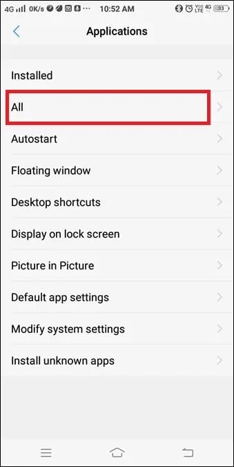now-select-applications-and-navigate-to-all-appli-1 إصلاح اختفاء أيقونات Android من الشاشة الرئيسية