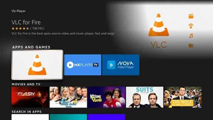 open-vlc_935adec67b324b146ff212ec4c69054f كيفية استخدام VLC Player على Amazon Fire TV Stick