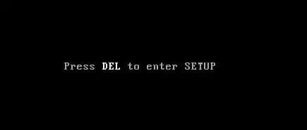 press-DEL-or-F2-key-to-enter-BIOS-Setup-1 إصلاح لم يتم اكتشاف بطاقة الرسومات كرت الشاشة على Windows 10