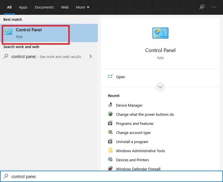 press-the-windows-key-and-enter-control-panel-the إصلاح مشكلة التنزيل البطيء في League of Legends