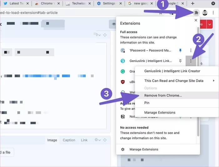 remove-chrome-extension_935adec67b324b146ff212ec4c69054f أفضل 7 طرق لإصلاح فشل Google Chrome في تحميل الإضافات