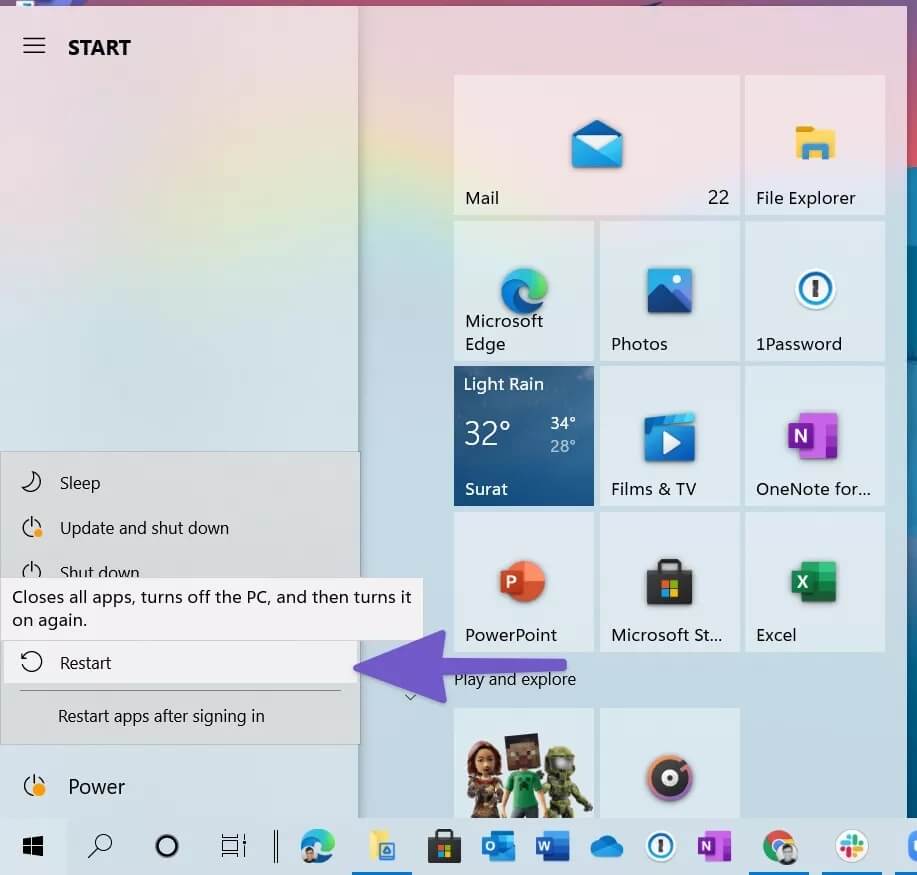 restart-PC_4d470f76dc99e18ad75087b1b8410ea9 أفضل 7 طرق لإصلاح عدم تشغيل Zoom على Windows 10