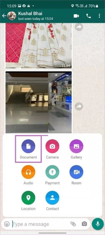select-document_40dd5eab97016030a3870d712fd9ef0f أفضل طريقتين لإرسال مقاطع فيديو عالية الجودة في WhatsApp على iPhone و Android