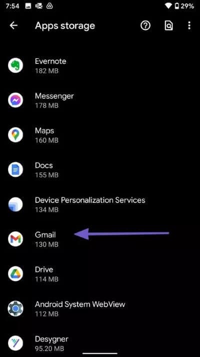 select-gmail-app_40dd5eab97016030a3870d712fd9ef0f أفضل 8 طرق الإصلاح خطأ للأسف توقف Gmail على Android