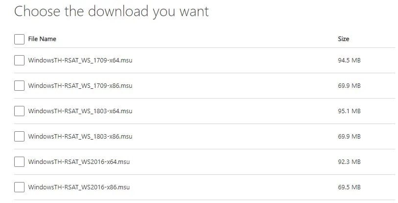 the-file-size-will-be-displayed-on-the-right-side كيفية تمكين خدمة Active Directory في Windows 10