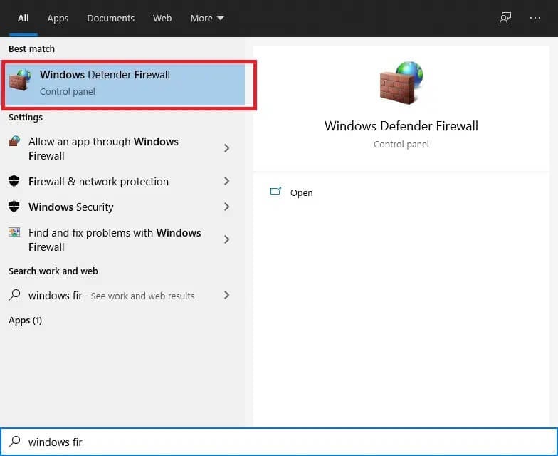to-open-the-windows-defender-firewall-click-the-w-1 إصلاح مشكلة التنزيل البطيء في League of Legends