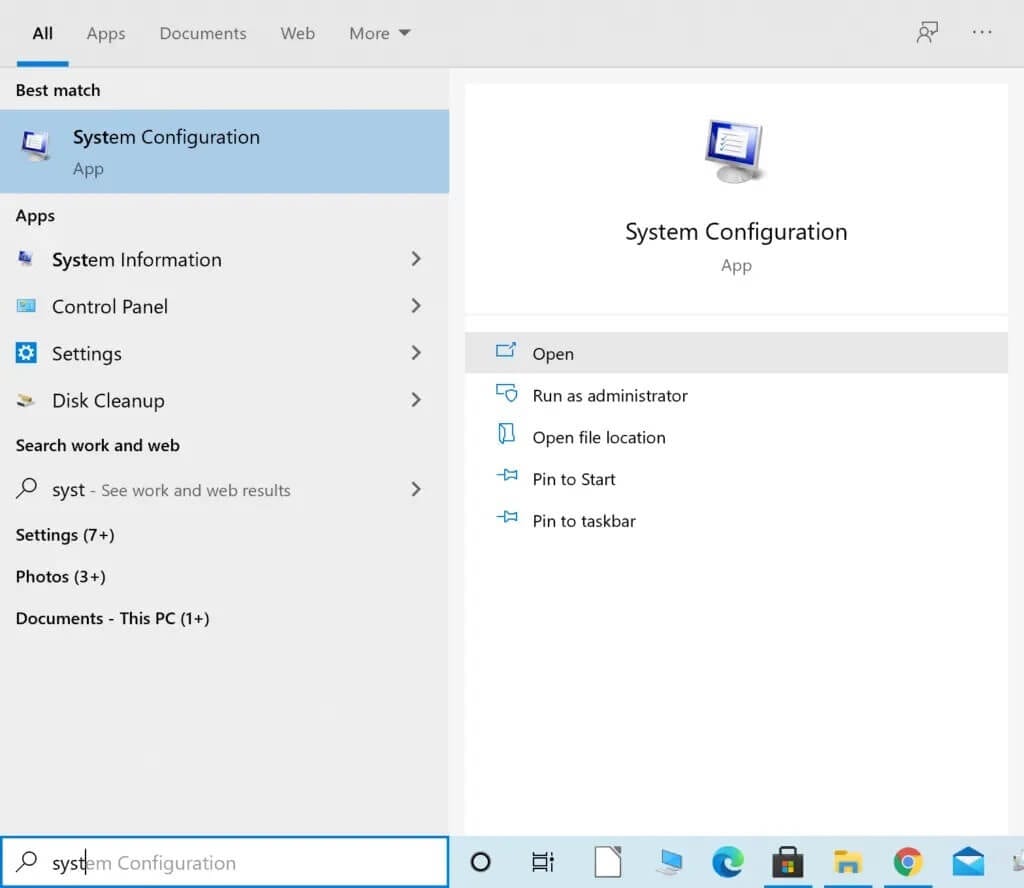 type-system-configuration-in-the-windows-search-ba-3-1024x888-1 كيفية التمهيد إلى الوضع الآمن في Windows 10