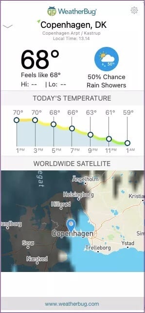 weatherbug-app_4d470f76dc99e18ad75087b1b8410ea9 أفضل 5 تطبيقات مجانية للطقس لنظام التشغيل Mac