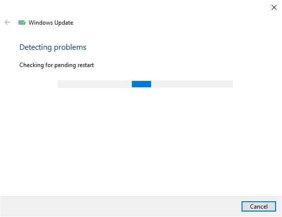 windows-will-now-begin-troubleshooting-and-look-fo كيفية إصلاح خطأ Windows Update 80072ee2