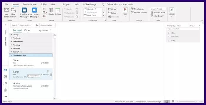 أفضل 6 طرق لإصلاح خطأ فشل Microsoft Outlook في حذف Message- %categories