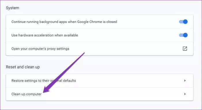 4-12 أفضل 10 طرق لإصلاح استمرار Google Chrome بالتجمد أو التعطل على Windows 10