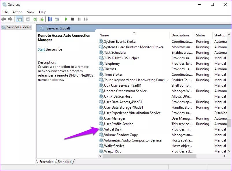 5-17 أفضل 5 طرق لإصلاح عدم تحميل أداة إدارة الأقراص على Windows 10