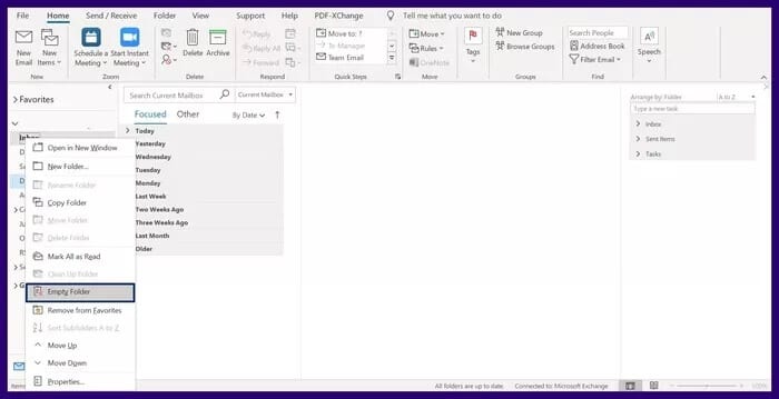 أفضل 6 طرق لإصلاح خطأ فشل Microsoft Outlook في حذف رسالة - %categories