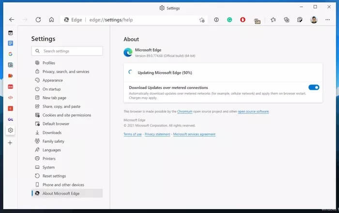 7-5 أفضل 6 طرق لإصلاح غلق Microsoft Edge بشكل غير متوقع على Windows 10