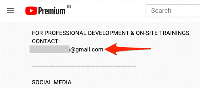 7-email-in-video-description كيفية مراسلة شخص ما على YouTube