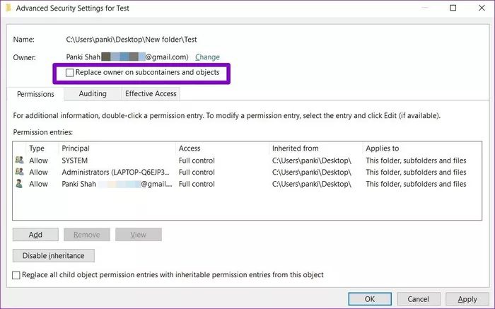 كيفية الحصول على الملكية الخاصة بالملفات أو بالمجلدات على Windows 10 - %categories