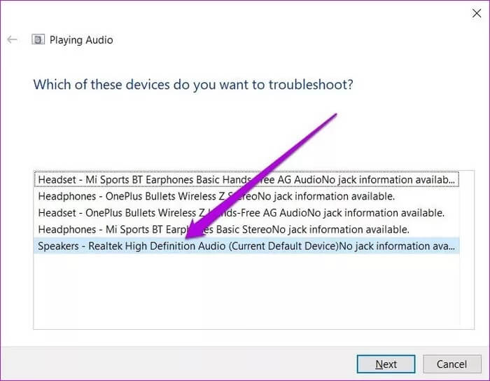 Audio-Troubleshoot_935adec67b324b146ff212ec4c69054f كيفية إصلاح عدم عمل الصوت على Windows 10