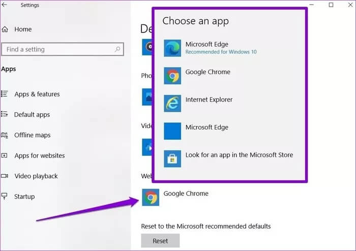 Change-Default-App_935adec67b324b146ff212ec4c69054f كيفية تغيير التطبيقات الافتراضية على Windows 10