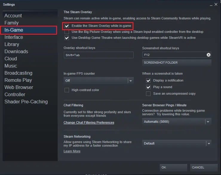 Check-the-box-marked-Enable-the-Steam-overlay-while-in-game-to-disable-overlay كيفية تعطيل Discord Overlay