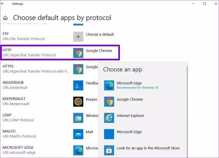 Choose-Default-by-Protocol_935adec67b324b146ff212ec4c69054f كيفية تغيير التطبيقات الافتراضية على Windows 10