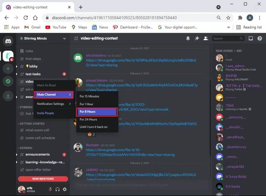Choose-the-Time-frame-to-choose-from-the-drop-down-menu كيفية تعطيل إشعارات Discord