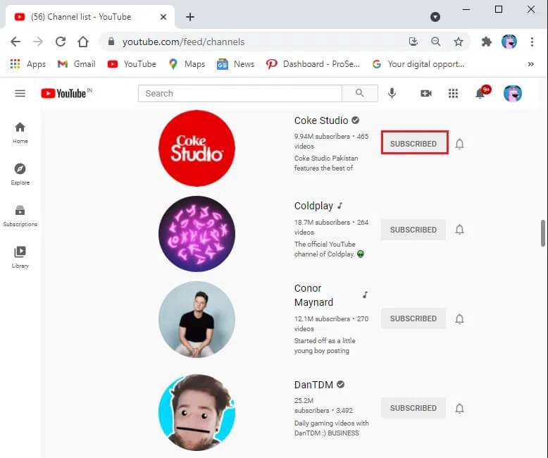 Click-on-the-grey-SUBSCRIBED-button كيفية إلغاء الاشتراك في قنوات YouTube دفعة واحدة