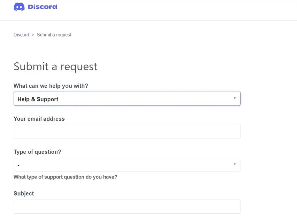 Contact-Discord-Support-1024x766-1 إصلاح خطأ تقييم خطأ معدل محدود في Discord