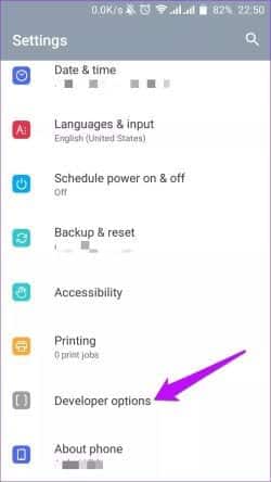 Developer-options-Android-settings_935adec67b324b146ff212ec4c69054f أهم 5 طرق لإصلاح خطأ في مشكلات التطبيق على Android