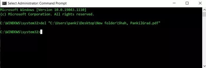 Force-Delete-with-Command-Prompt_935adec67b324b146ff212ec4c69054f كيفية فرض حذف ملف أو مجلد في Windows 10