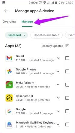Google-Play-Store-View-Installed-Apps_935adec67b324b146ff212ec4c69054f أهم 5 طرق لإصلاح خطأ في مشكلات التطبيق على Android