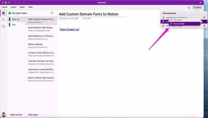 How-to-Share-OneNote-Notebook-on-Desktop-and-Mobile-13_935adec67b324b146ff212ec4c69054f كيفية مشاركة ملاحظات OneNote على الكمبيوتر والجوال